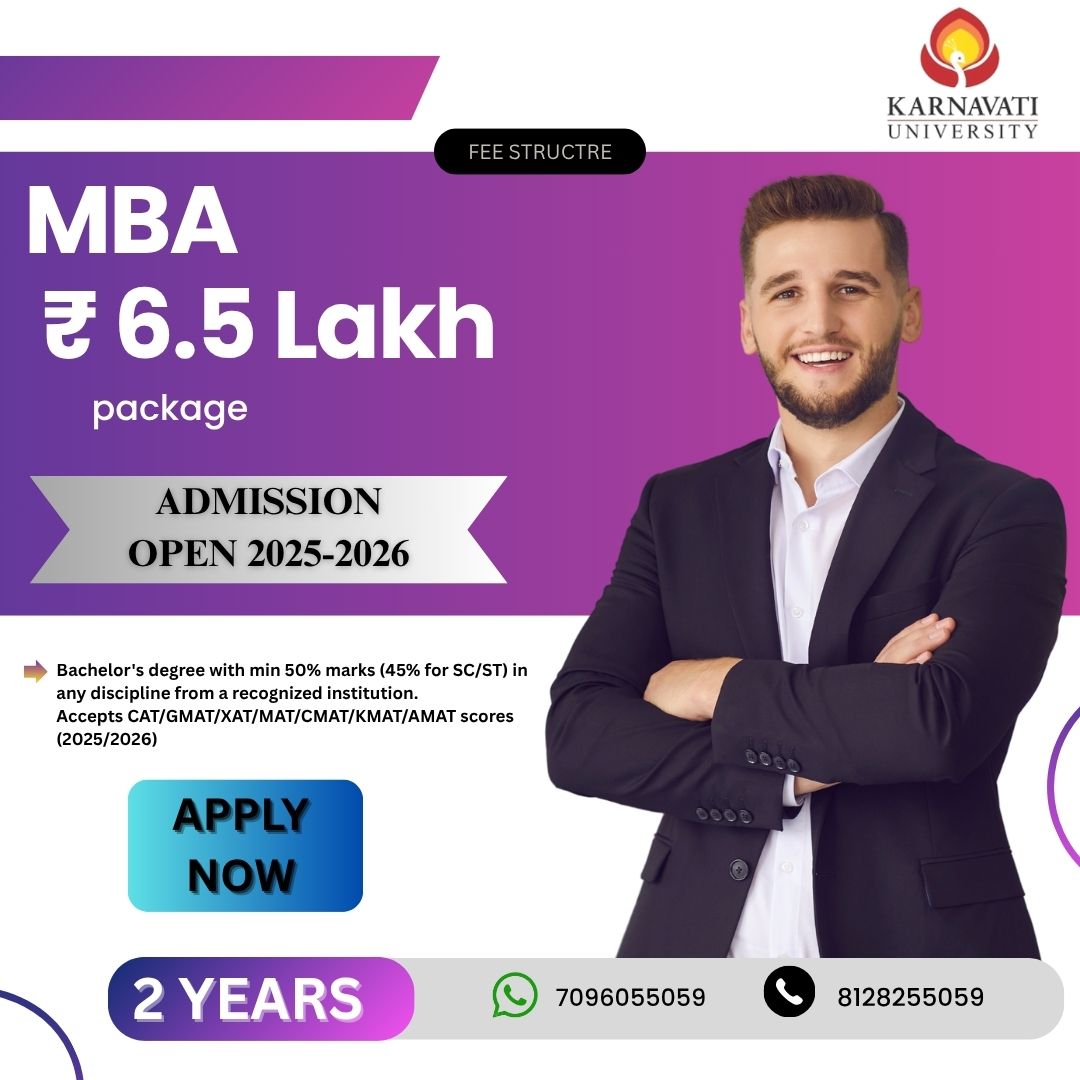 MBA @ ₹6.5 Lakh — Admissions Open!